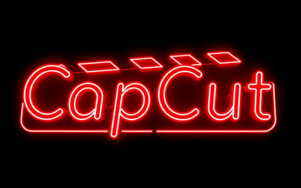 Portada neón de CapCut