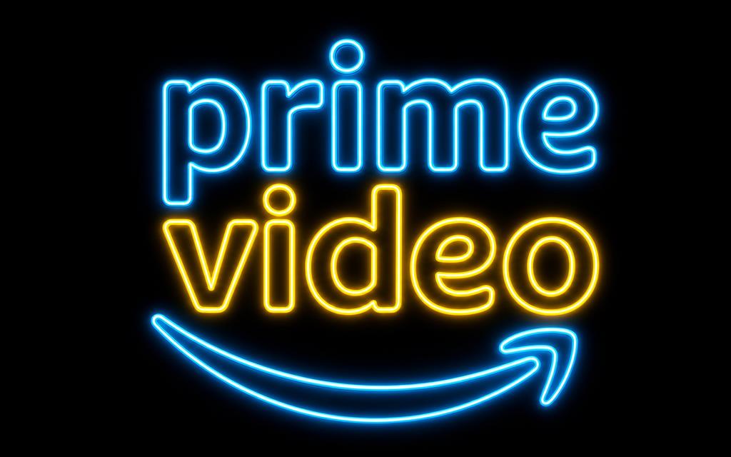 Portada neón de Prime Video